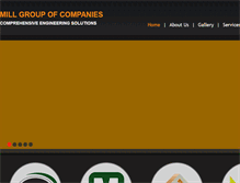 Tablet Screenshot of millgroup.net